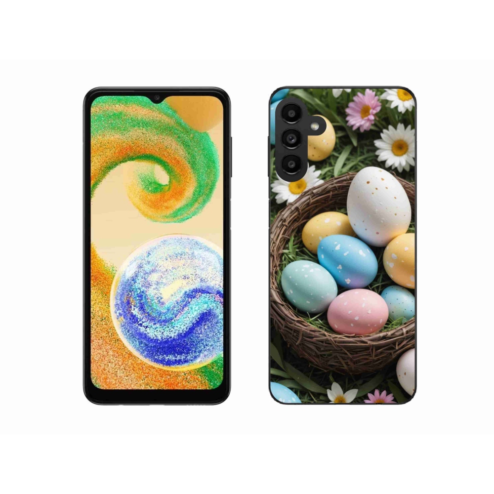 Gelový kryt mmCase na Samsung Galaxy A04s - velikonoční vajíčka 2