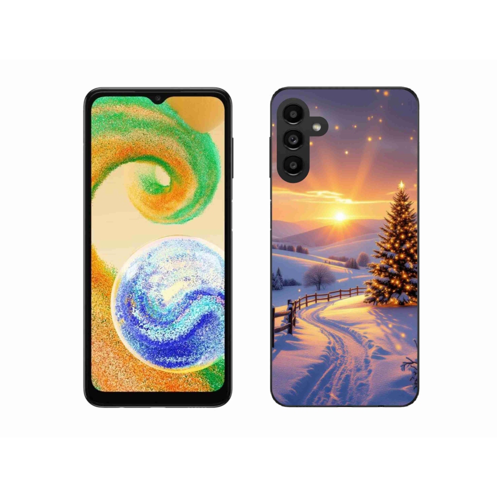 Gelový kryt mmCase na Samsung Galaxy A04s - zimní krajina