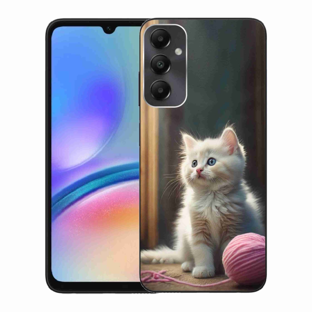Gelový kryt mmCase na Samsung Galaxy A05s - bílé kotě 2