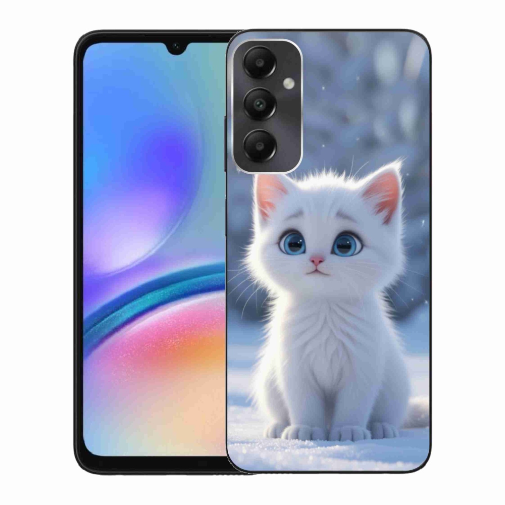Gelový kryt mmCase na Samsung Galaxy A05s - bílé kotě 3