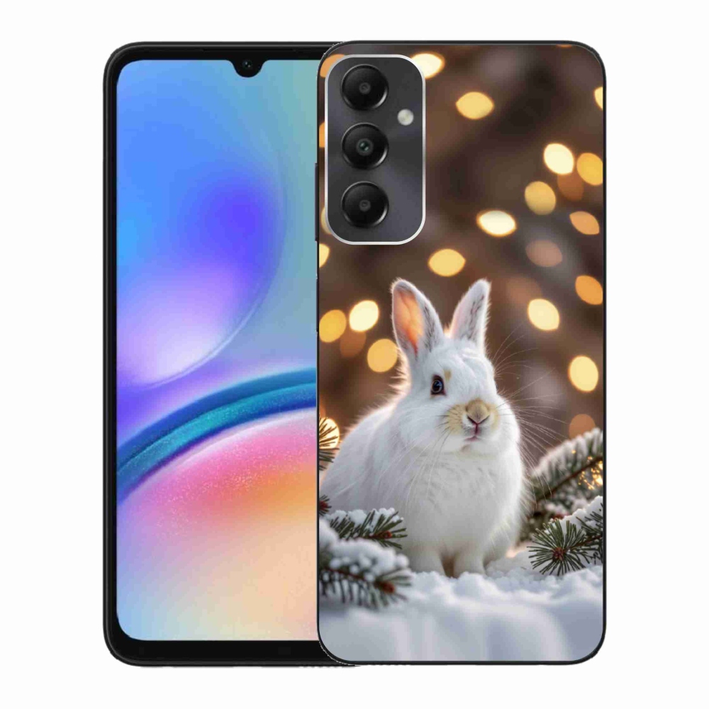 Gelový kryt mmCase na Samsung Galaxy A05s - bílý zajíc