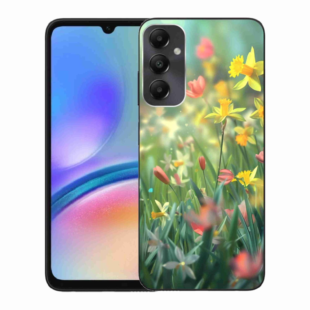 Gelový kryt mmCase na Samsung Galaxy A05s - jarní květy