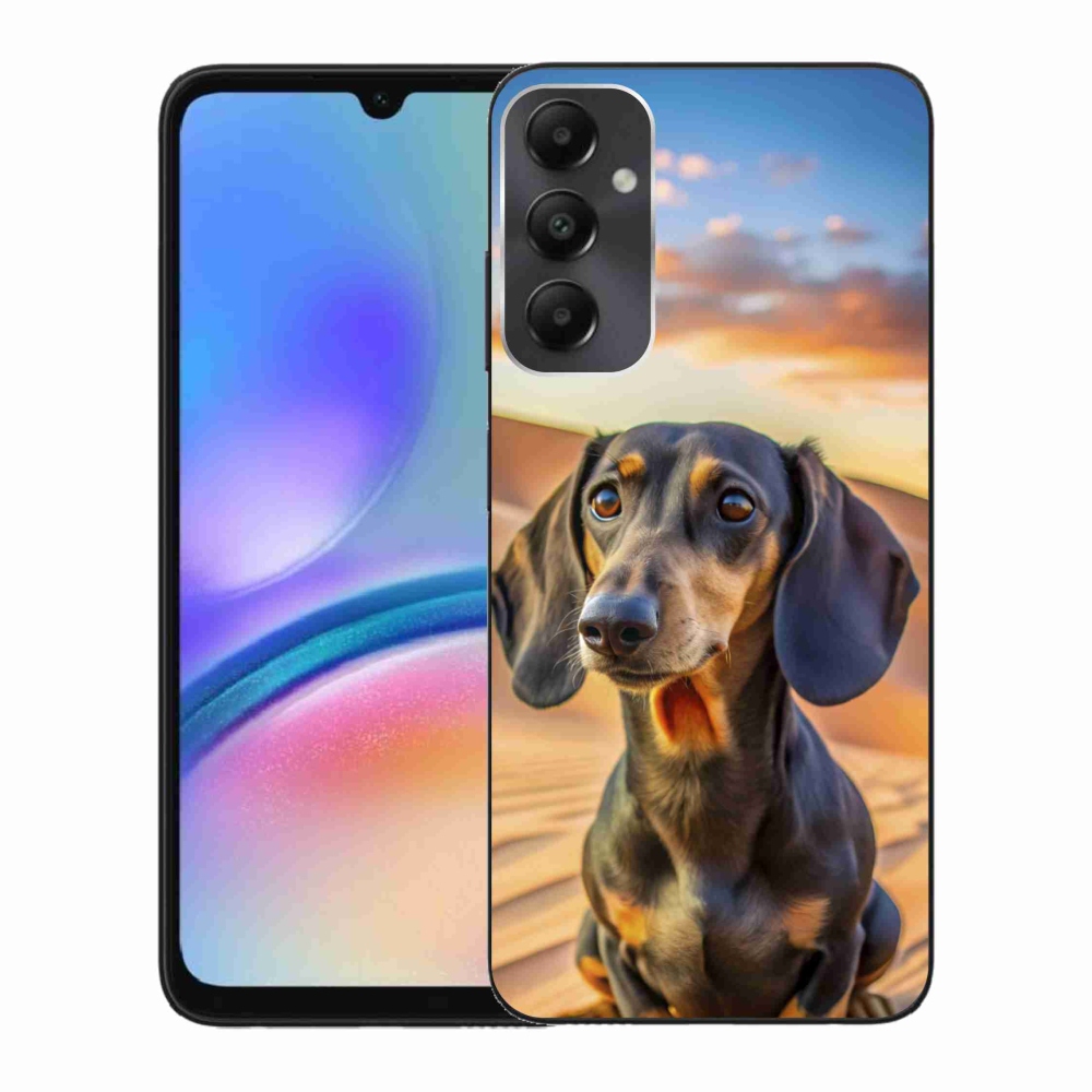 Gelový kryt mmCase na Samsung Galaxy A05s - jezevčík 3 