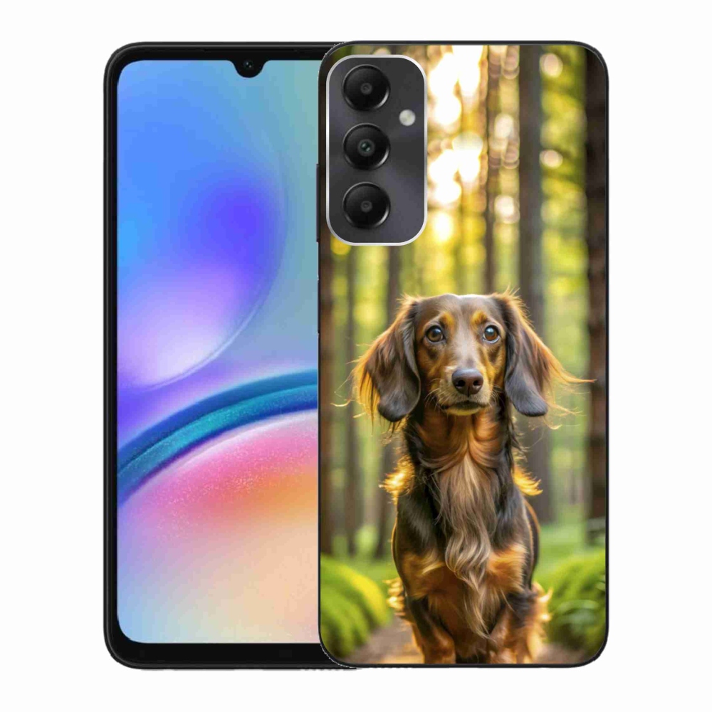 Gelový kryt mmCase na Samsung Galaxy A05s - jezevčík 4