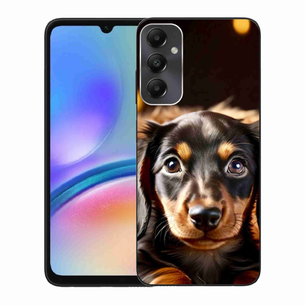 Gelový kryt mmCase na Samsung Galaxy A05s - jezevčík