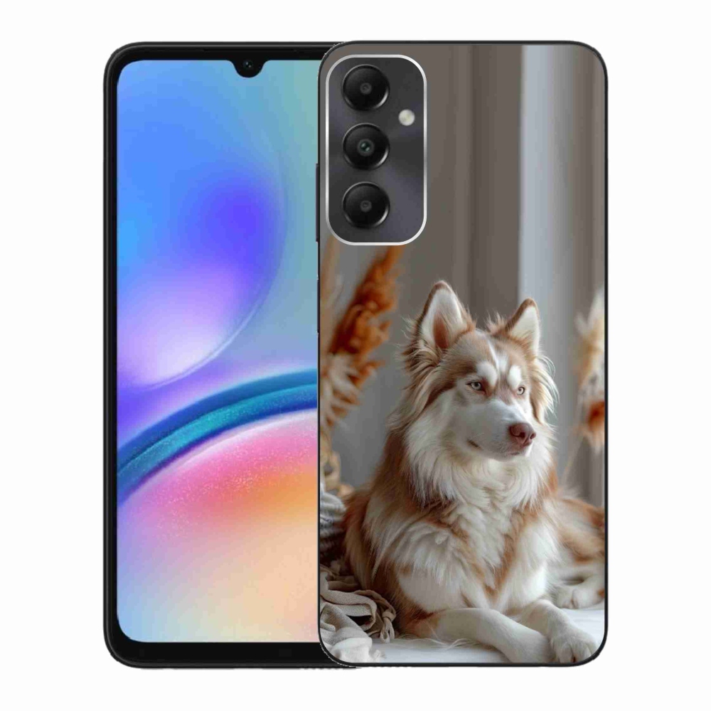 Gelový kryt mmCase na Samsung Galaxy A05s - klidný sibiřský husky