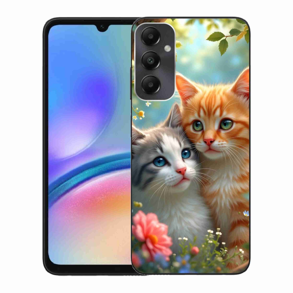 Gelový kryt mmCase na Samsung Galaxy A05s - kočičí láska 2