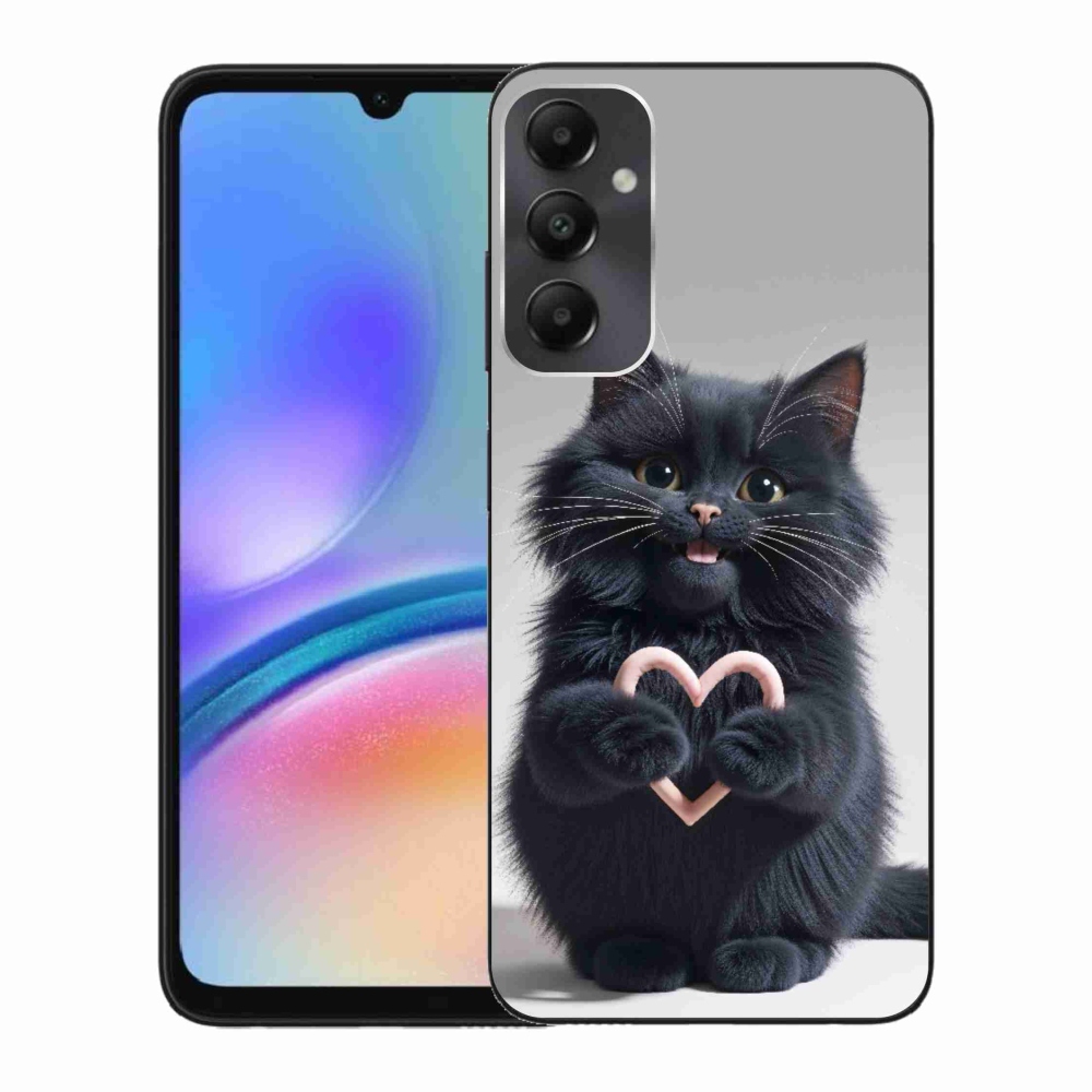 Gelový kryt mmCase na Samsung Galaxy A05s - kočičí láska 3