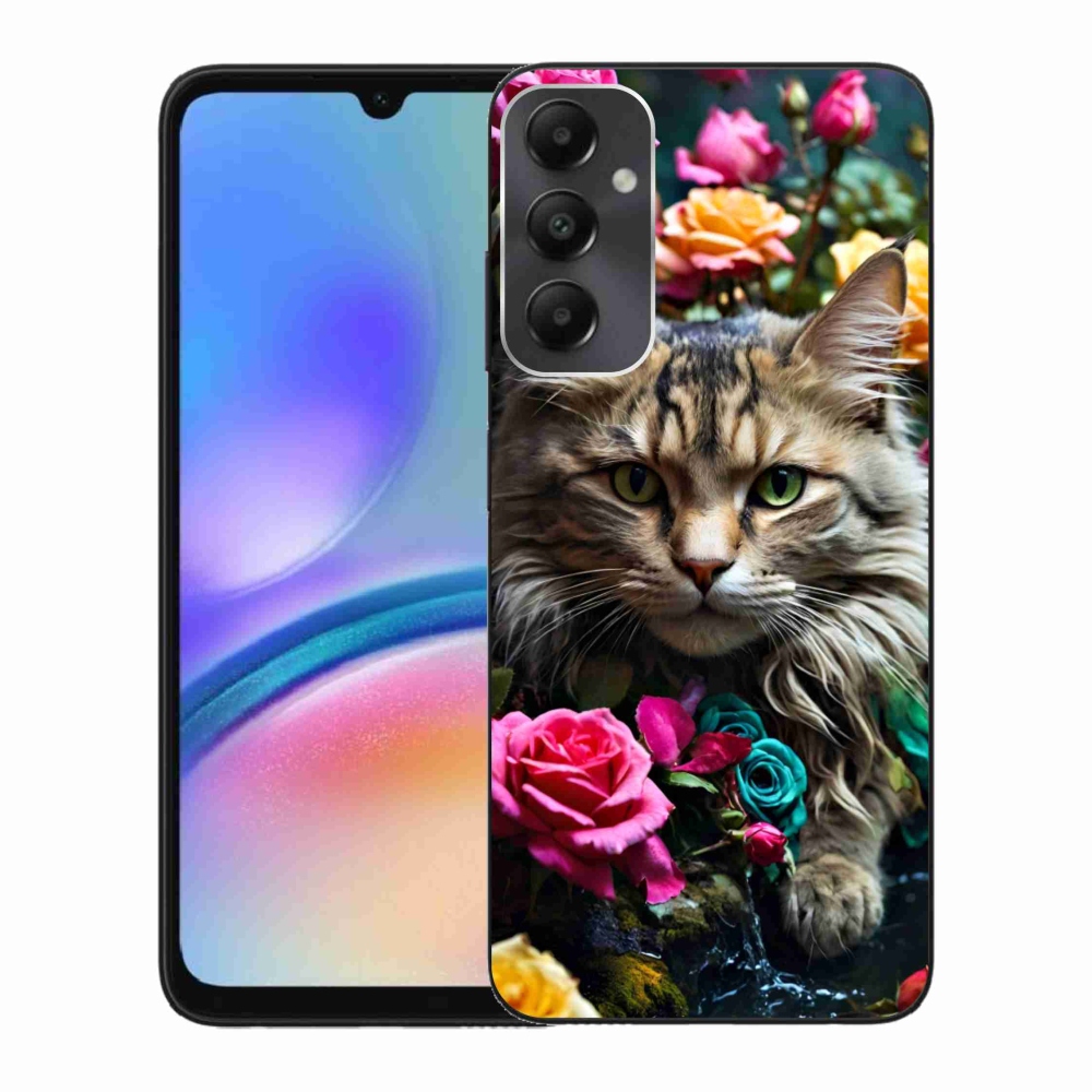 Gelový kryt mmCase na Samsung Galaxy A05s - kočíčí pohled 2