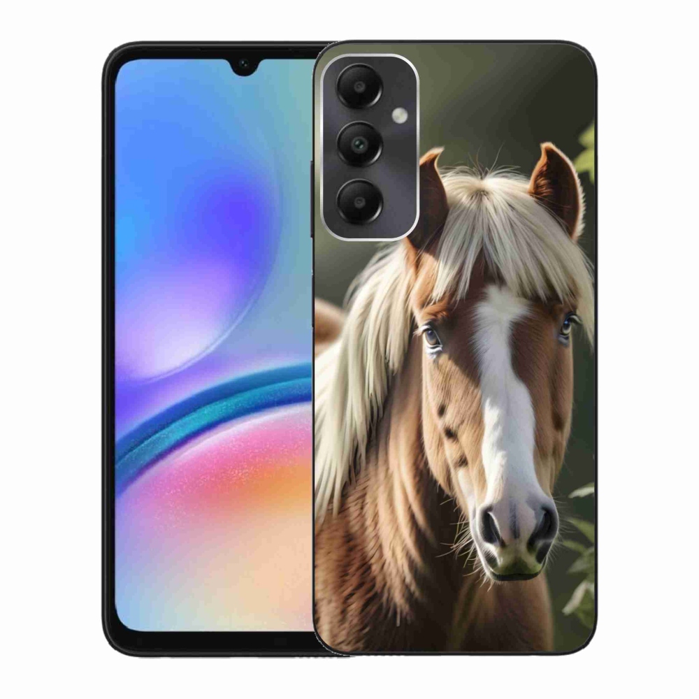 Gelový kryt mmCase na Samsung Galaxy A05s - kůň se světlou hřívou