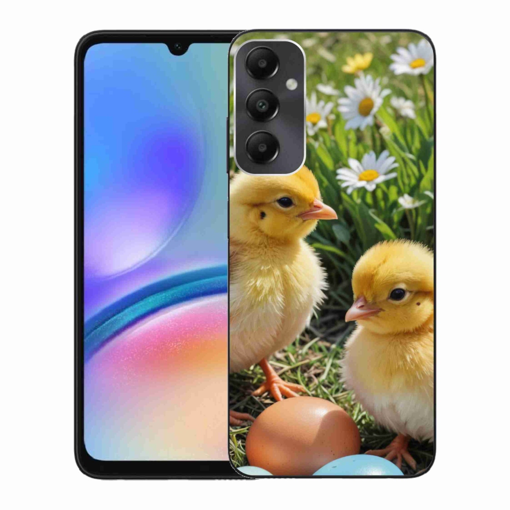 Gelový kryt mmCase na Samsung Galaxy A05s - kuřátka