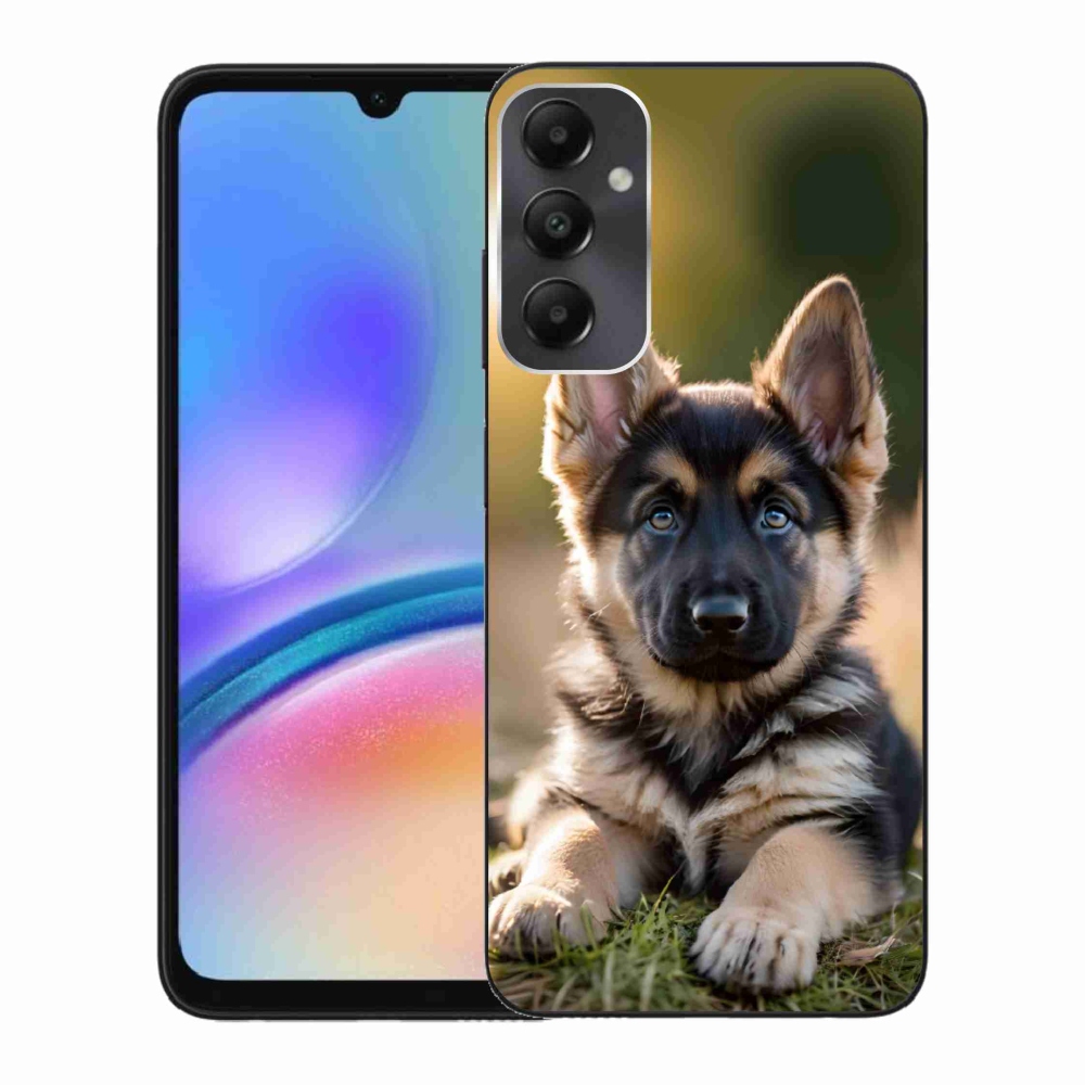 Gelový kryt mmCase na Samsung Galaxy A05s - německý ovčák v přírodě