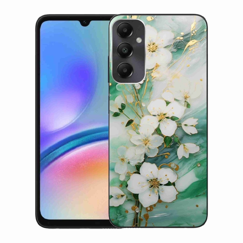 Gelový kryt mmCase na Samsung Galaxy A05s - něžné květy