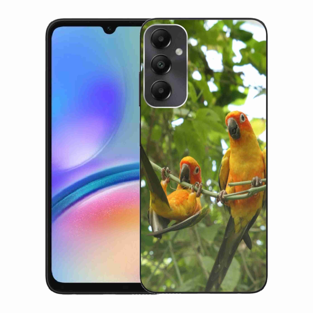 Gelový kryt mmCase na Samsung Galaxy A05s - papoušci aratingy