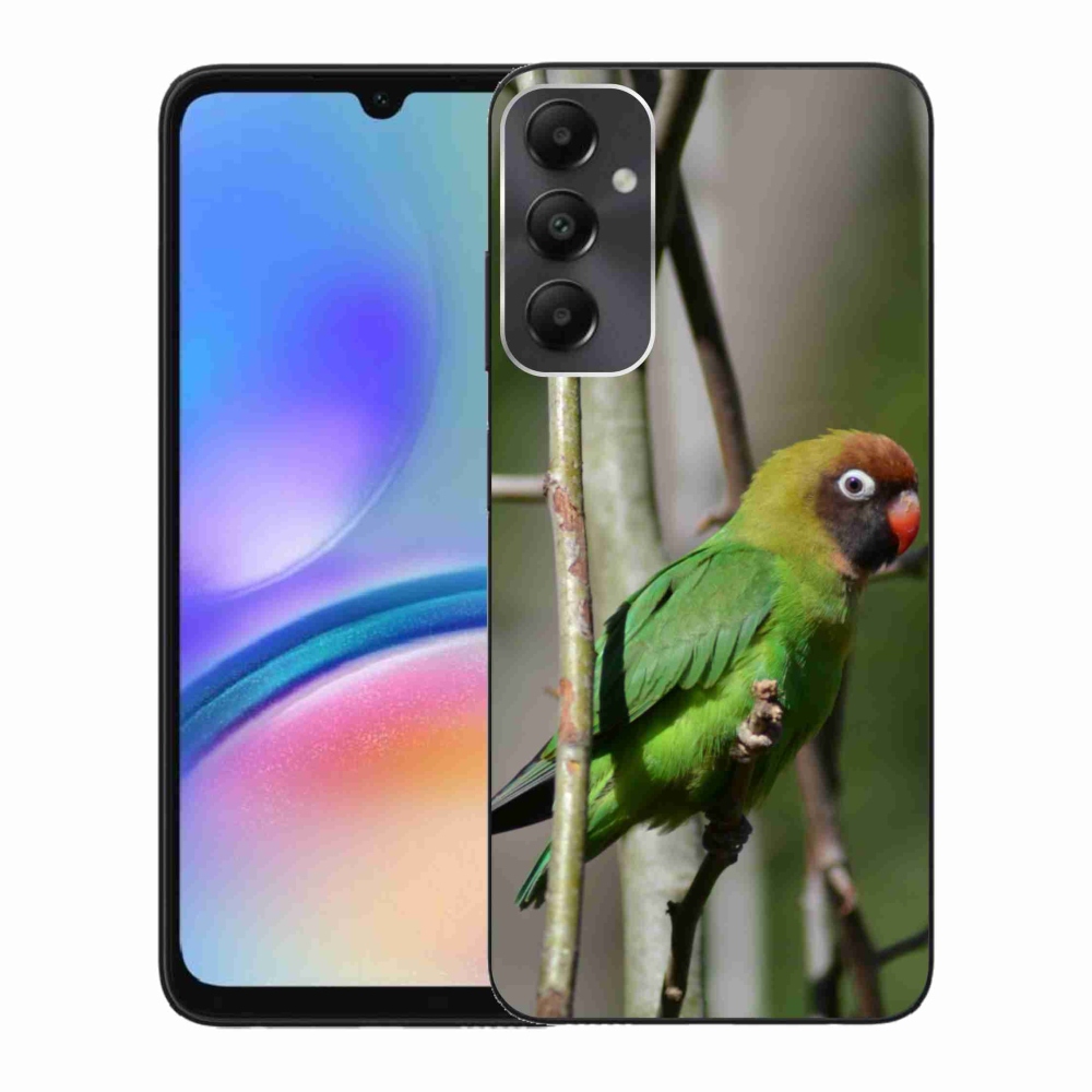 Gelový kryt mmCase na Samsung Galaxy A05s - papoušek agapornis