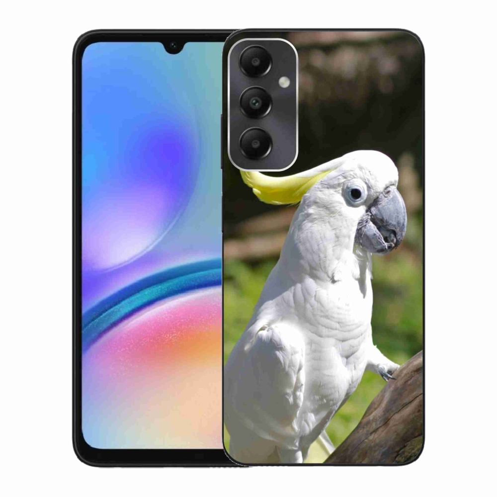 Gelový kryt mmCase na Samsung Galaxy A05s - papoušek kakadu 2