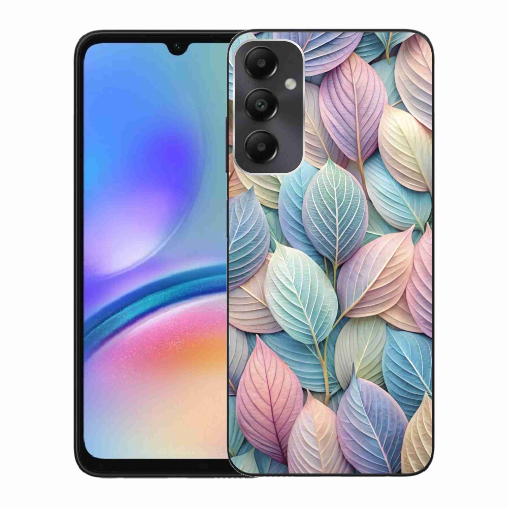 Gelový kryt mmCase na Samsung Galaxy A05s - pastelové listy