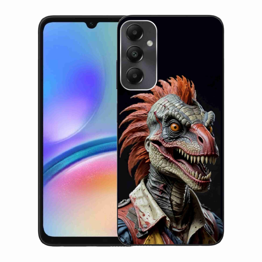 Gelový kryt mmCase na Samsung Galaxy A05s - punk dinosaurus