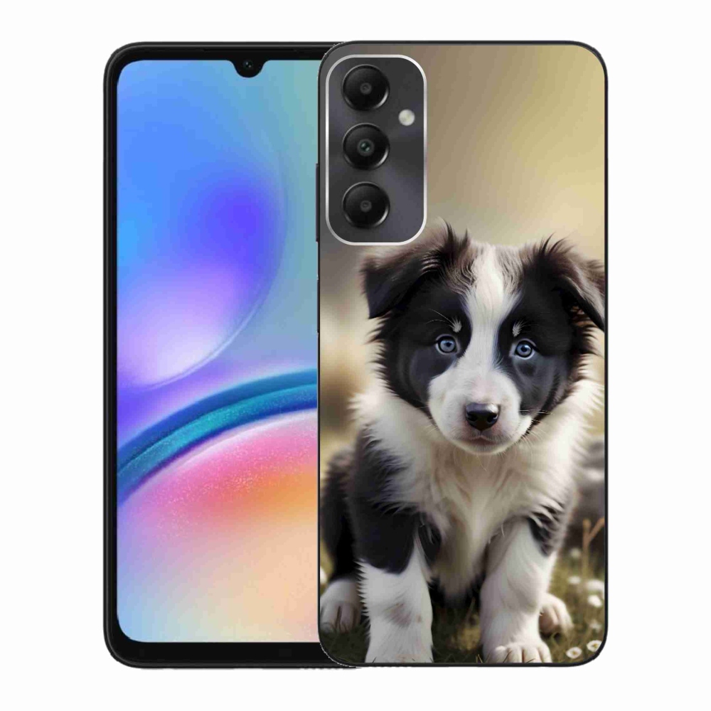 Gelový kryt mmCase na Samsung Galaxy A05s - roztomilá border kolie