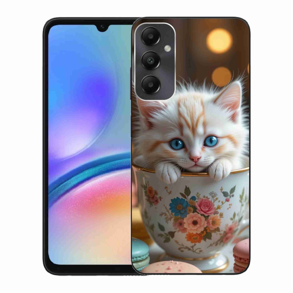 Gelový kryt mmCase na Samsung Galaxy A05s - roztomilé kotě 6
