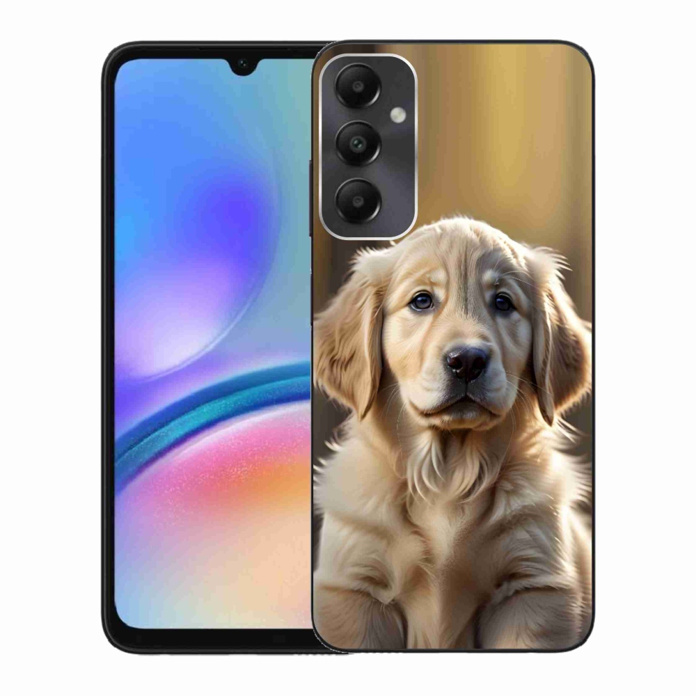 Gelový kryt mmCase na Samsung Galaxy A05s - roztomilý zlatý retrívr