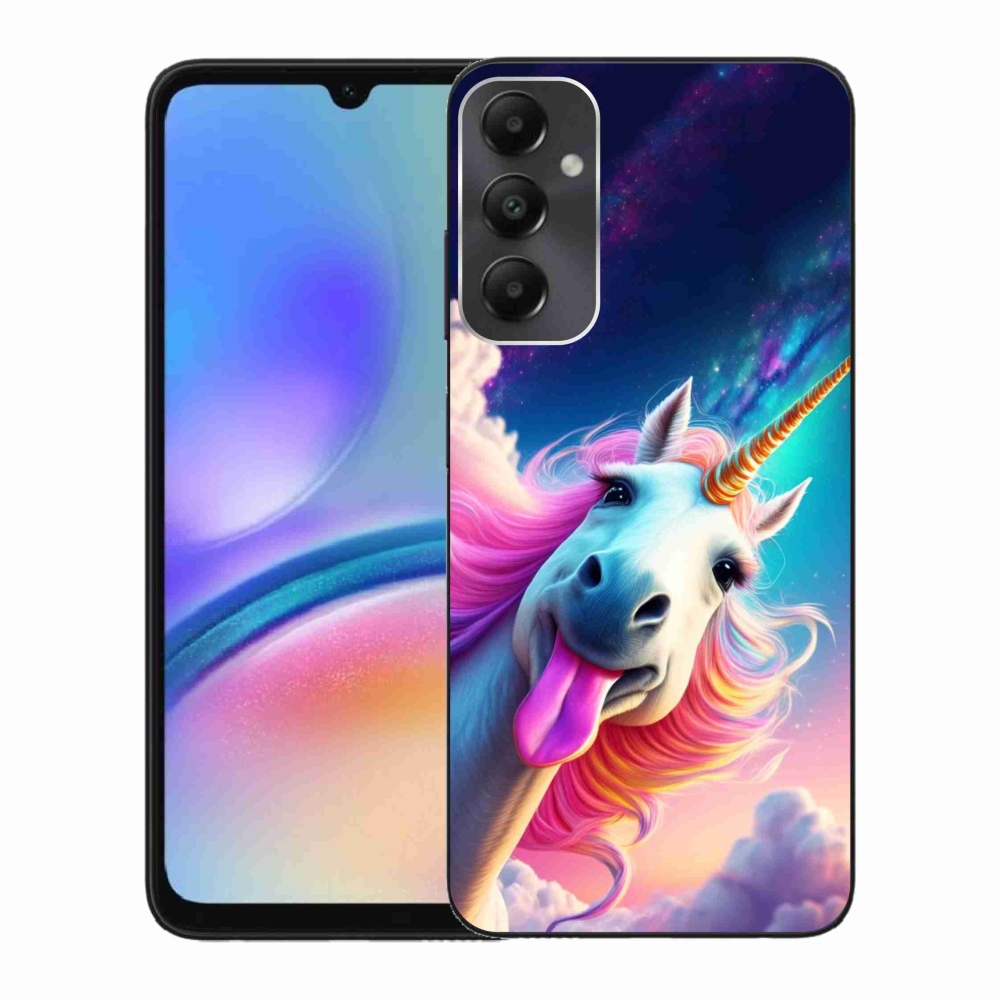 Gelový kryt mmCase na Samsung Galaxy A05s - šílený jednorožec