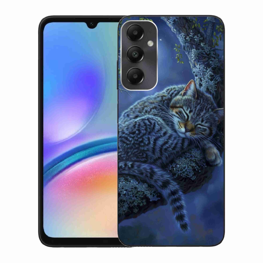 Gelový kryt mmCase na Samsung Galaxy A05s - spící kočka