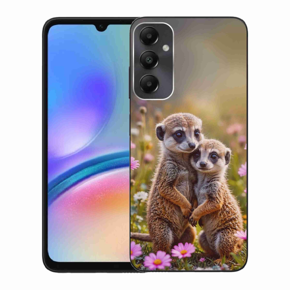 Gelový kryt mmCase na Samsung Galaxy A05s - surikatí duo