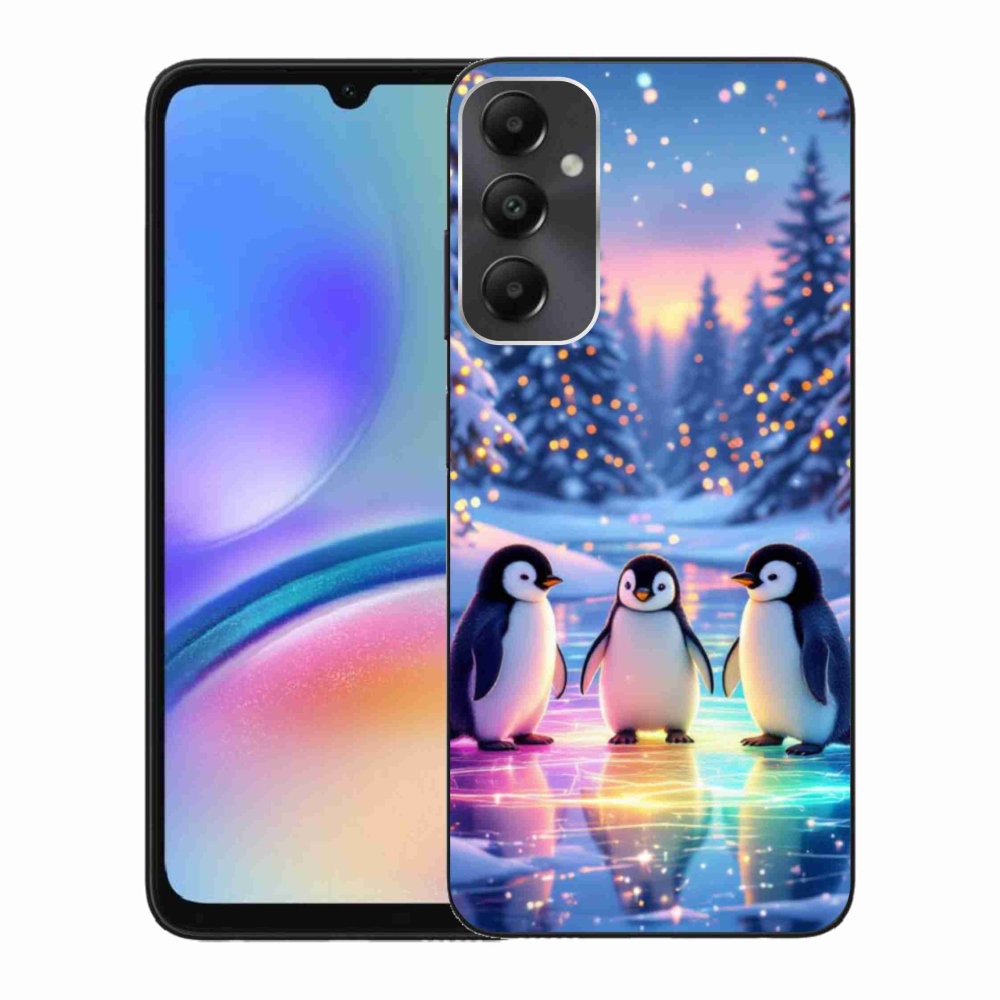 Gelový kryt mmCase na Samsung Galaxy A05s - tučnáci