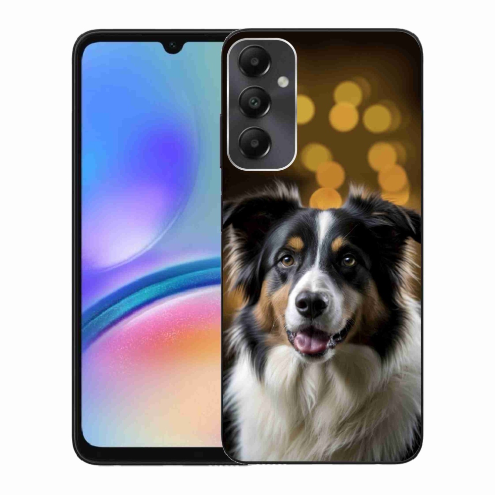 Gelový kryt mmCase na Samsung Galaxy A05s - usměvavý australský ovčák