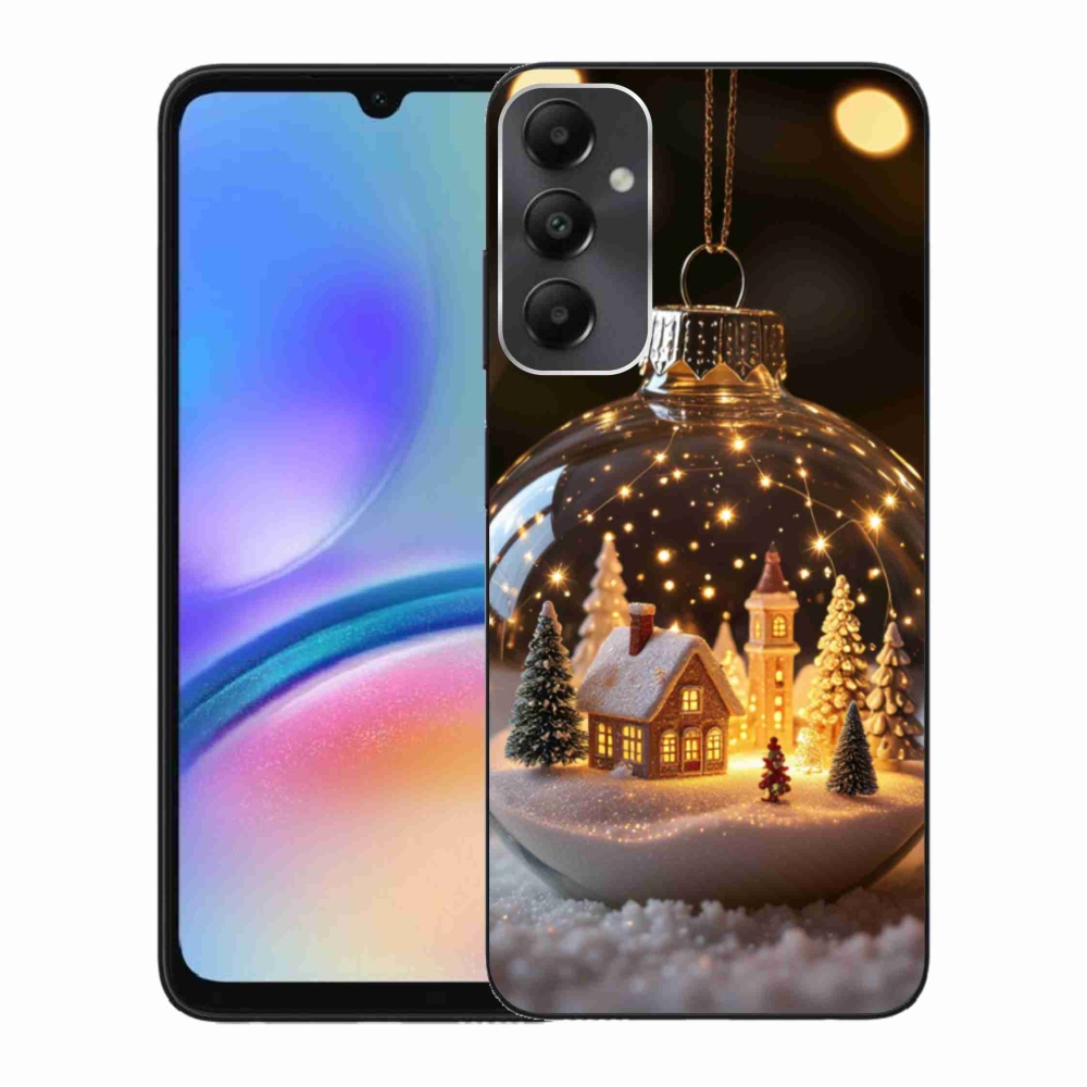 Gelový kryt mmCase na Samsung Galaxy A05s - vánoční koule 3