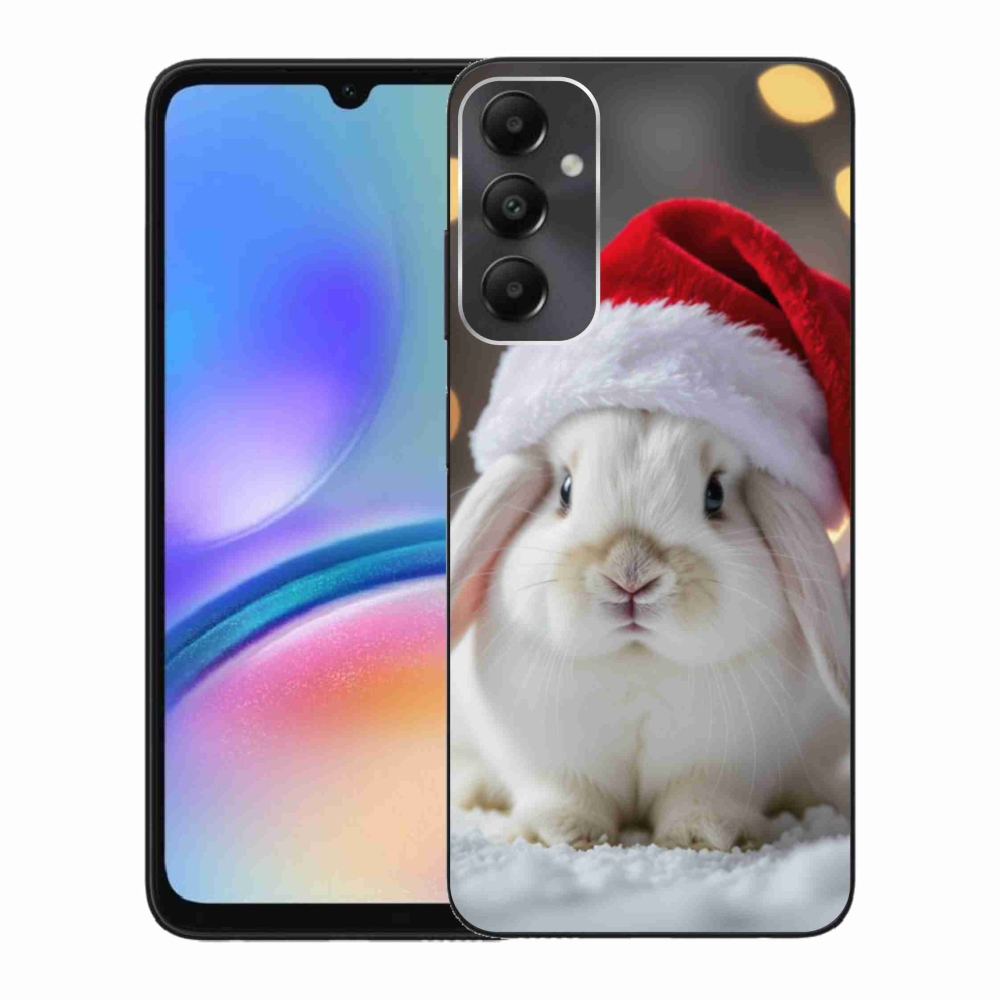 Gelový kryt mmCase na Samsung Galaxy A05s - vánoční králík