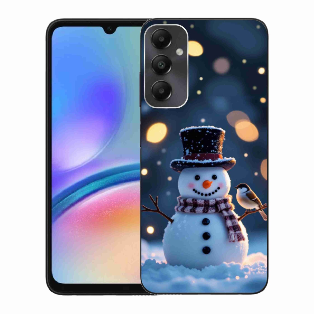 Gelový kryt mmCase na Samsung Galaxy A05s - vánoční sněhulák