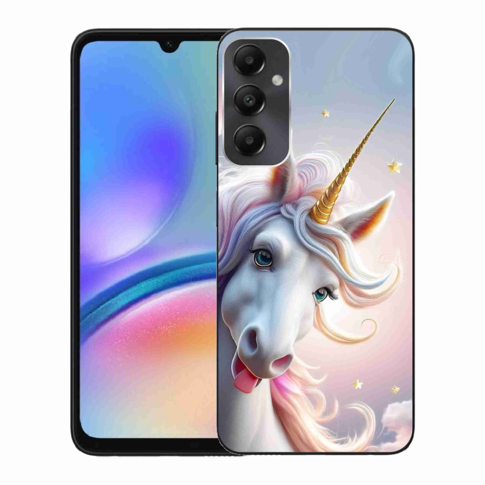 Gelový kryt mmCase na Samsung Galaxy A05s - veselý jednorožec