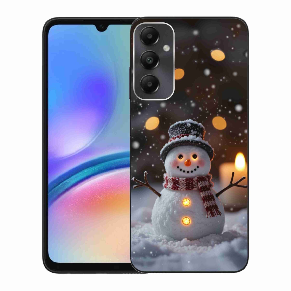Gelový kryt mmCase na Samsung Galaxy A05s - veselý sněhulák