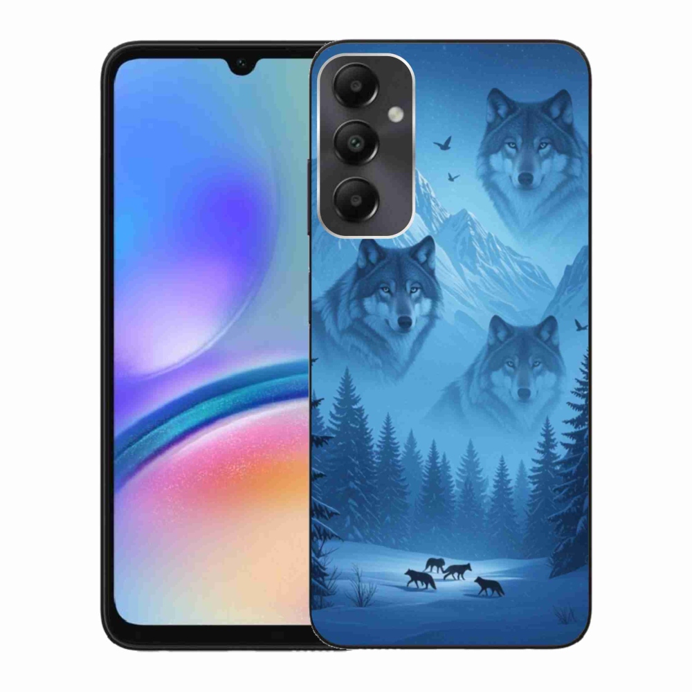 Gelový kryt mmCase na Samsung Galaxy A05s - vlčí smečka