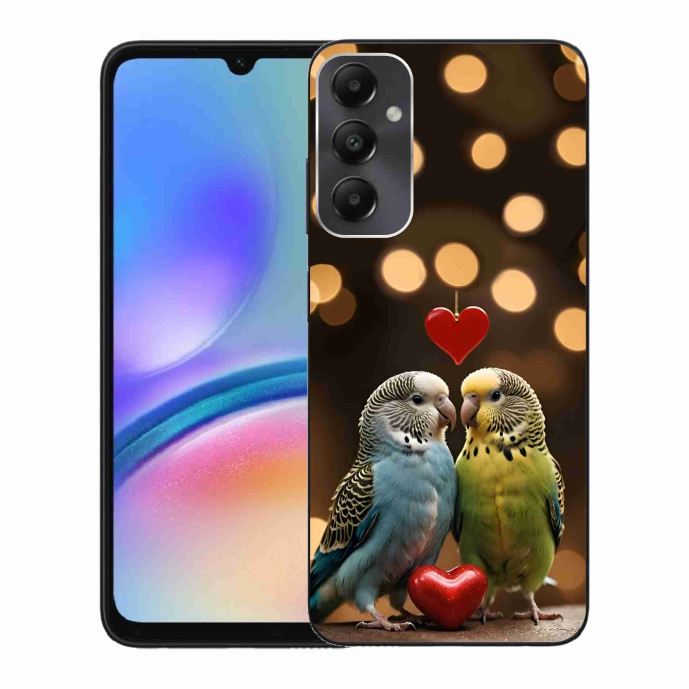 Gelový kryt mmCase na Samsung Galaxy A05s - zamilovaní papoušci