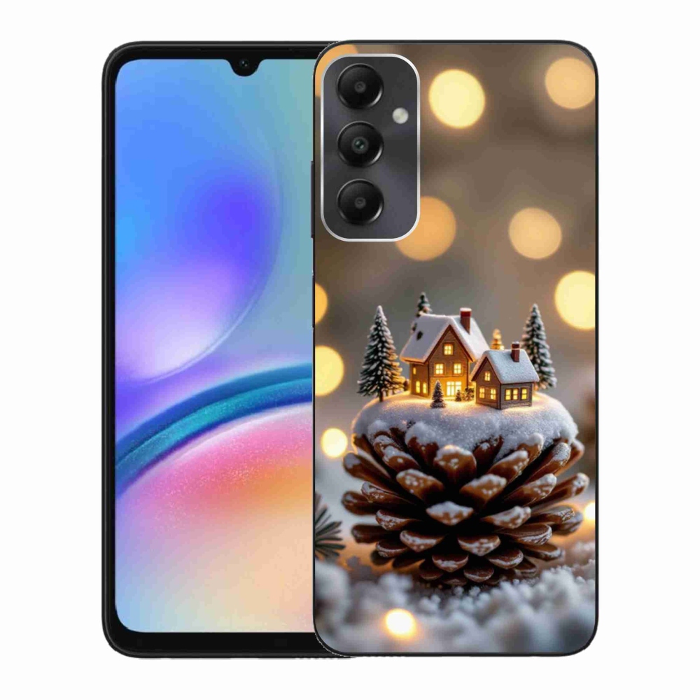 Gelový kryt mmCase na Samsung Galaxy A05s - zimní vesnička