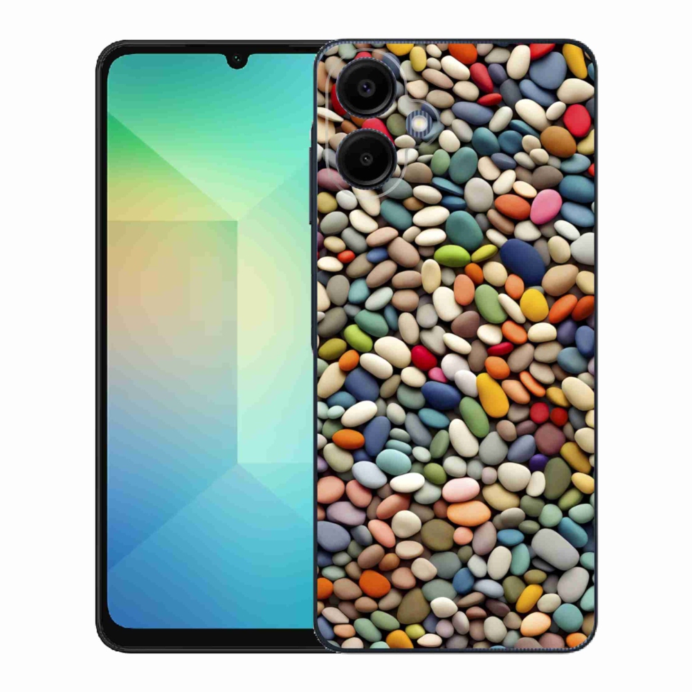 Gelový kryt mmCase na Samsung Galaxy A06 - barevné kamínky 2