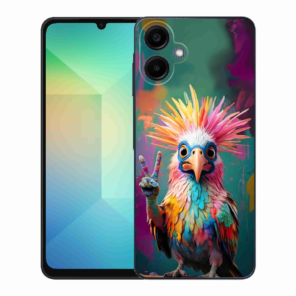 Gelový kryt mmCase na Samsung Galaxy A06 - barevný rebel