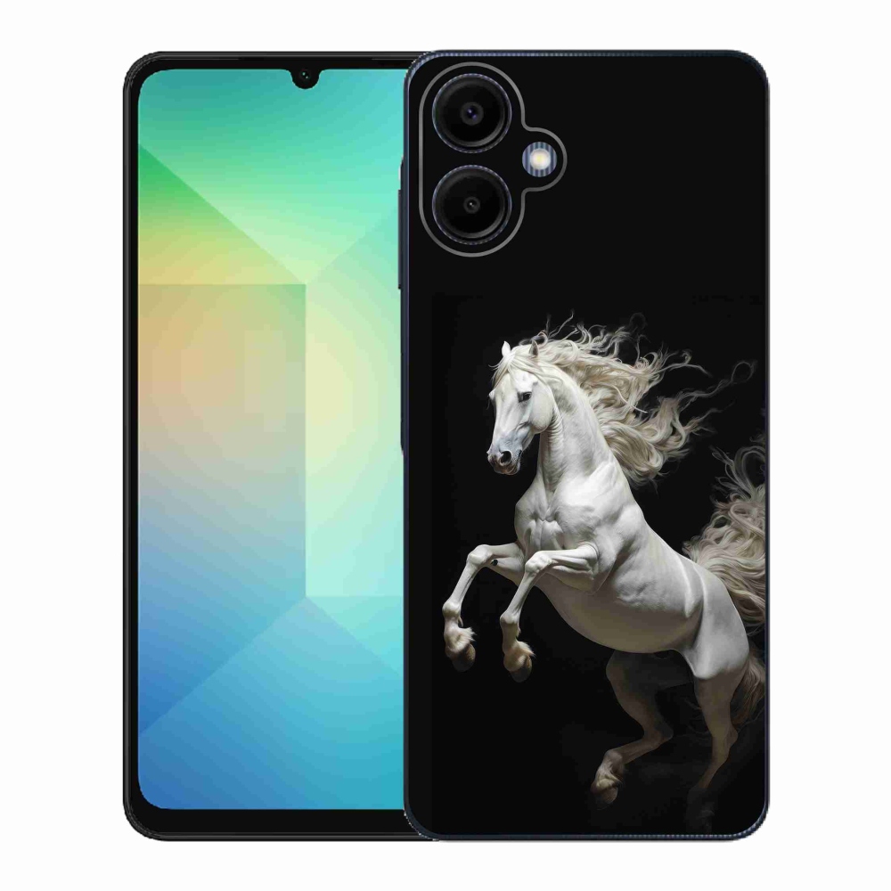 Gelový kryt mmCase na Samsung Galaxy A06 - bílý kůň 4
