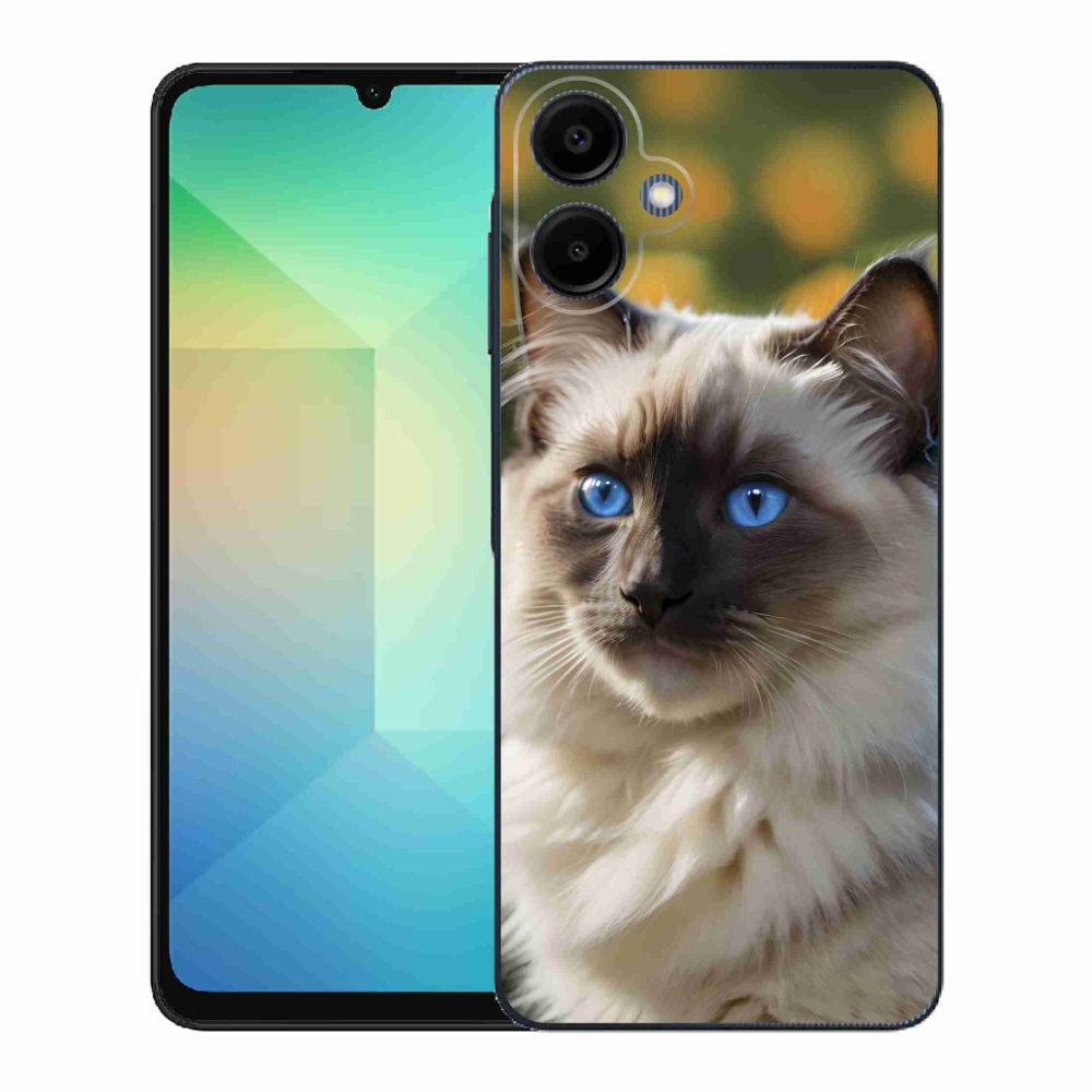 Gelový kryt mmCase na Samsung Galaxy A06 - bílý ragdoll