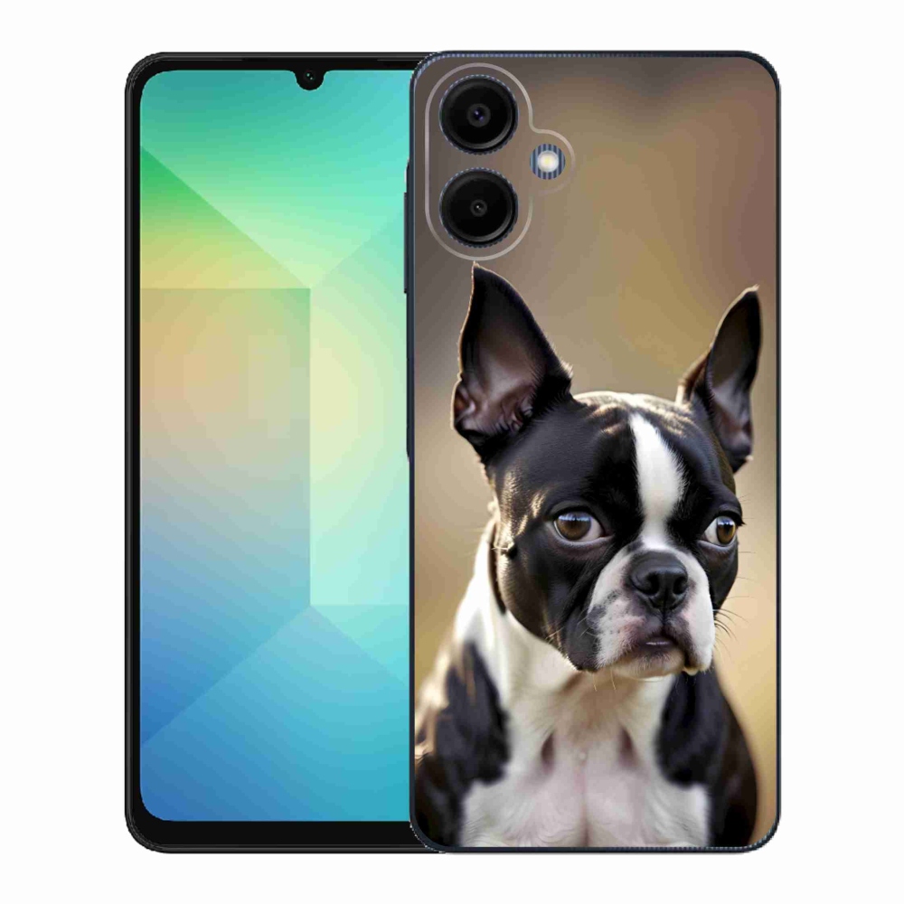 Gelový kryt mmCase na Samsung Galaxy A06 - bostonský teriér