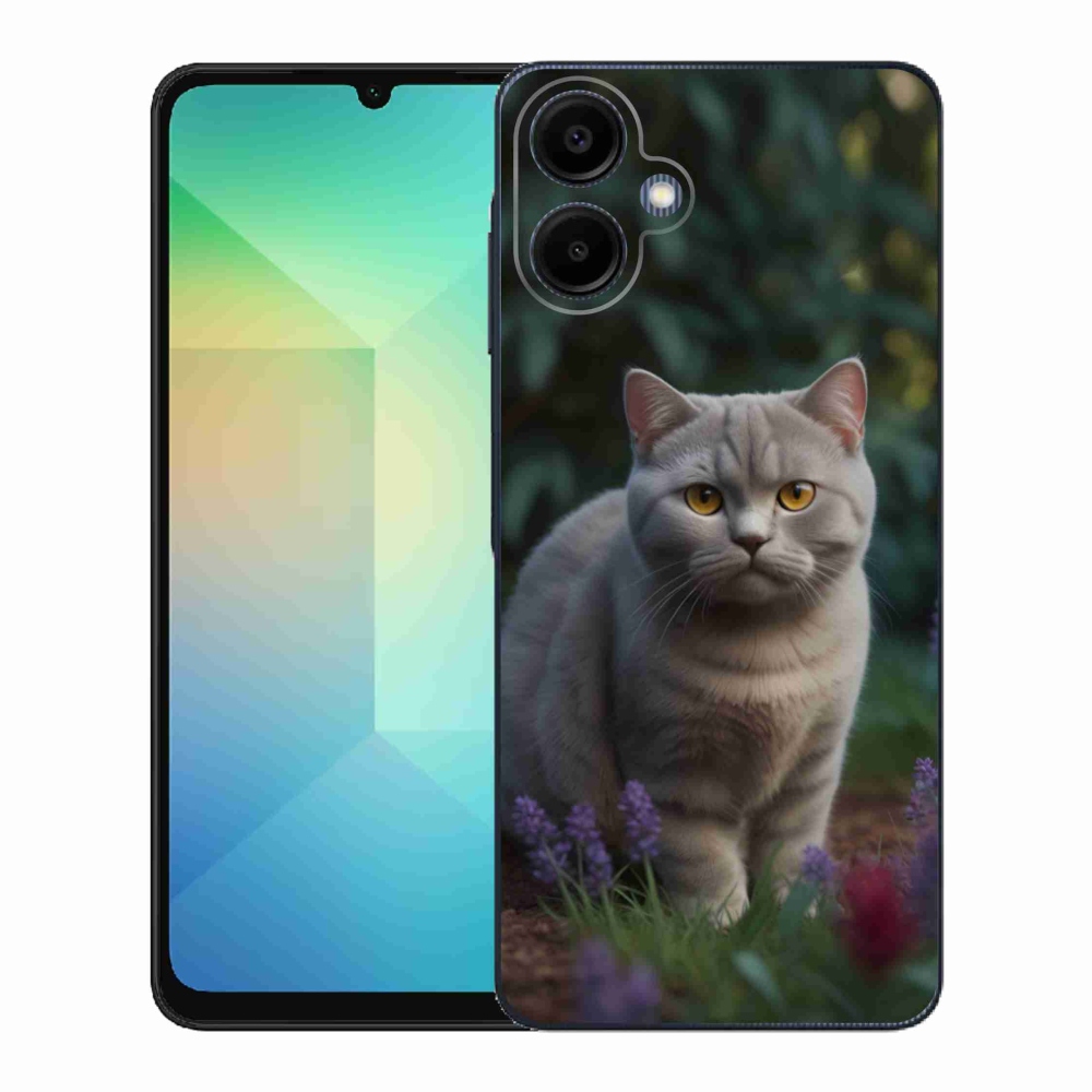 Gelový kryt mmCase na Samsung Galaxy A06 - britská kočka