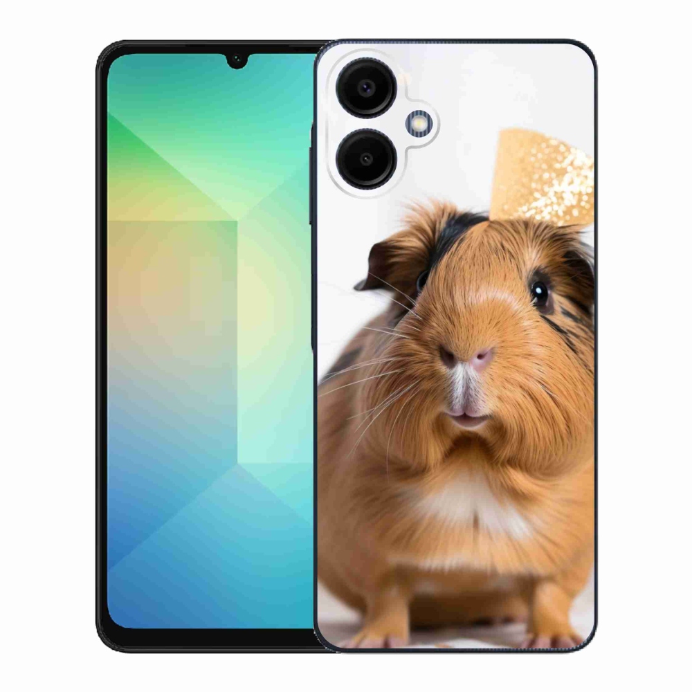 Gelový kryt mmCase na Samsung Galaxy A06 - hnědé morče