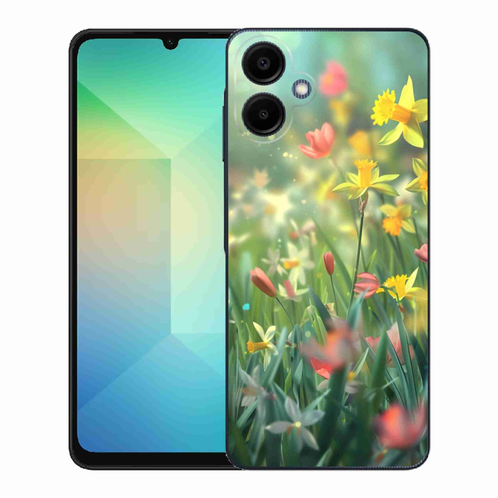 Gelový kryt mmCase na Samsung Galaxy A06 - jarní květy
