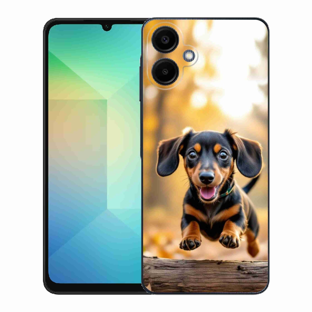 Gelový kryt mmCase na Samsung Galaxy A06 - jezevčík 2