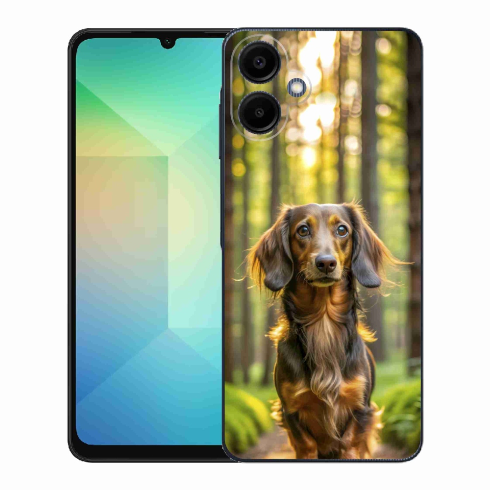 Gelový kryt mmCase na Samsung Galaxy A06 - jezevčík 4