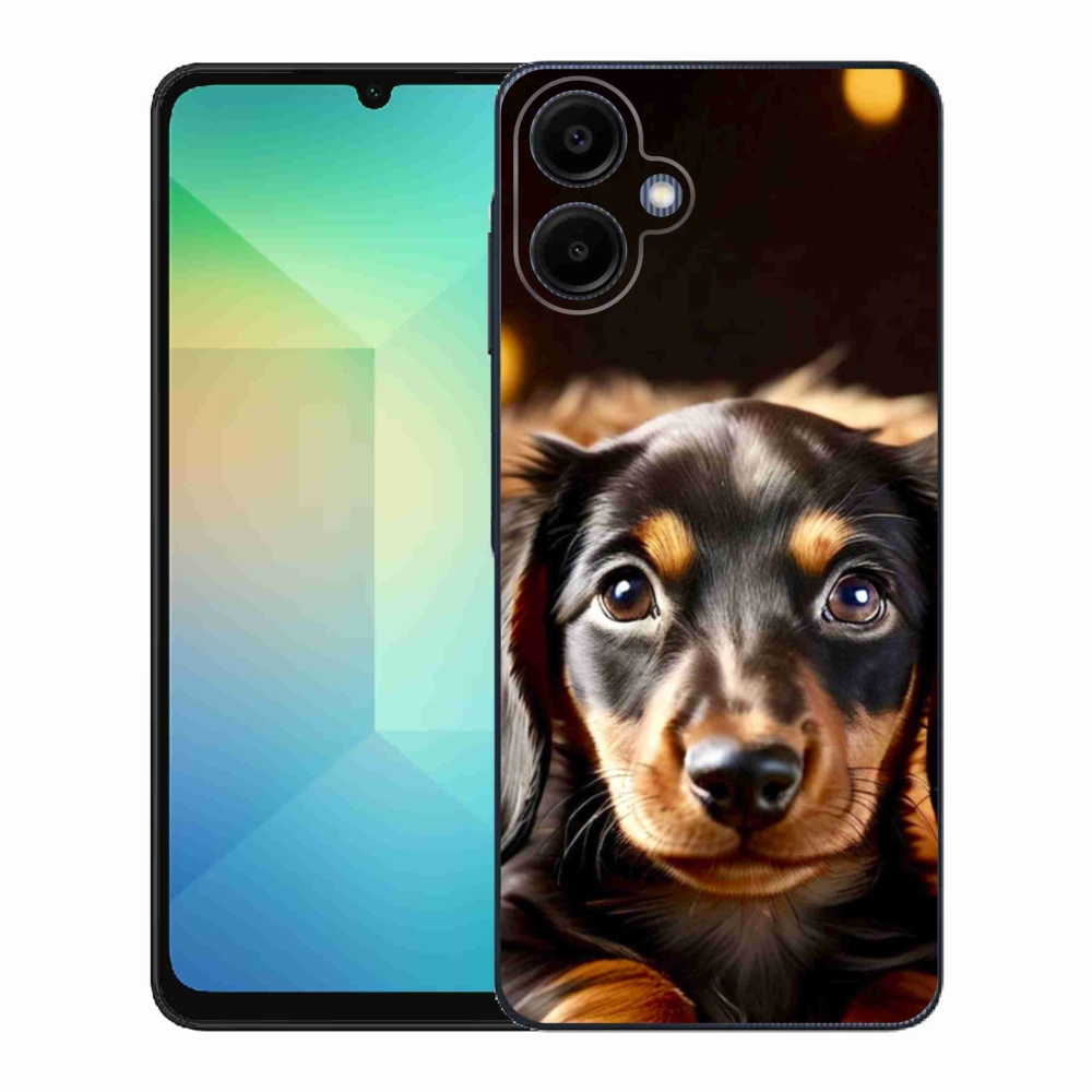 Gelový kryt mmCase na Samsung Galaxy A06 - jezevčík