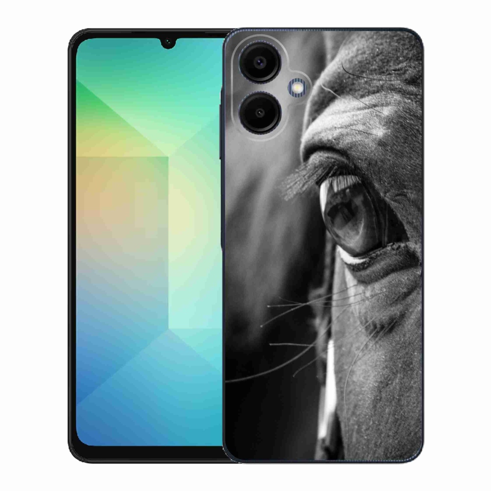 Gelový kryt mmCase na Samsung Galaxy A06 - koňský pohled